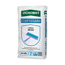 Стяжка пола Основит Стартолайн FC43 L легкая 25 кг