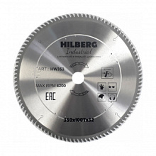 Диск пильный Hilberg Industrial HW353 по дереву 100 зубьев 350х32 мм