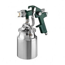 Пистолет Kraftool AirKraft, HVLP краскораспылительный с нижним бачком 1000 мл, расход воздуха 260-300л/мин, 1, 4 мм