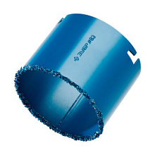 Коронка кольцевая Зубр Профессионал c карбид-вольфрамовой крошкой 83 мм