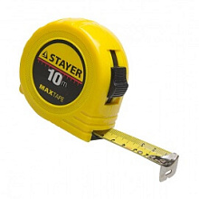 Рулетка измерительная Stayer Мaster MaxTape пластиковый корпус 10 м