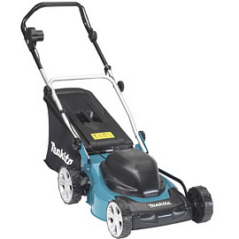 Газонокосилка электрическая Makita ELM4110, несамоходная 1600 Вт